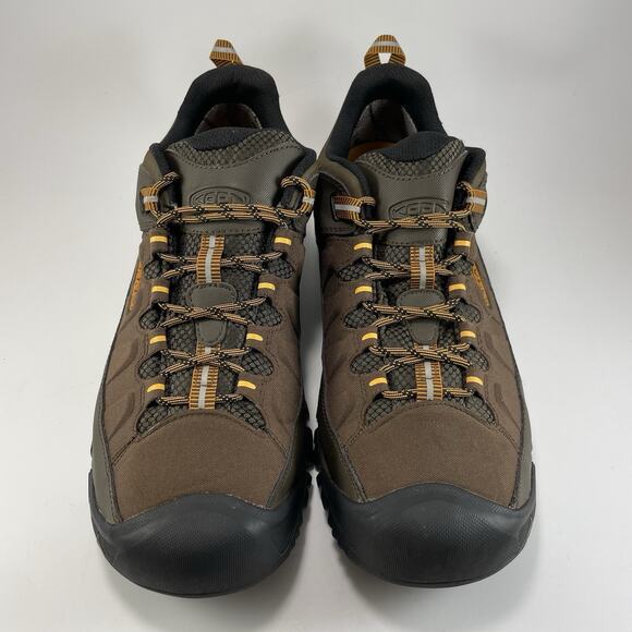 Keen Targhee EXP Waterproof Low Top Hiking Boots Mens Size 13 Brown Synthetic - Picture 9 of 9